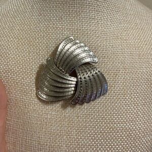 Elegant Silver Brooch